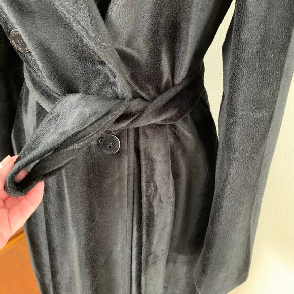Guess Black Trench Coat - Picture 5 of 13